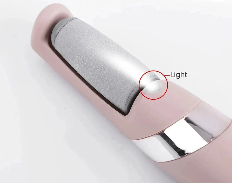 Esfoleador elétrico USB para pés rachados, pele morta, removedor de calos, ferramentas de pedicure, cuidados com os pés. Resultado incrível em 10 minutos, praticidade e eficiência no manuseio, sem cansaço e desorganização.